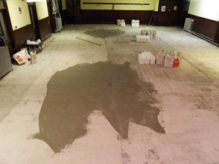 Church floor restoration
